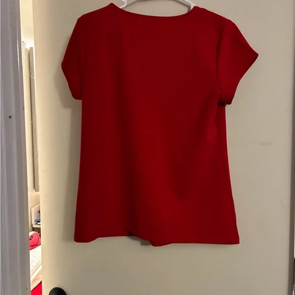 NWOT Ladies Liz Claiborne Pullover Short Cap Sleeve Blouse - Picture 8 of 8